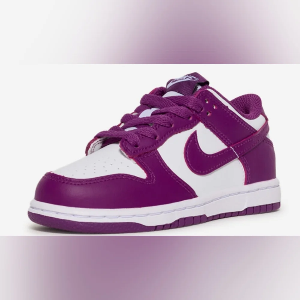 Nike Little Kids' Dunk Low Sneakers Unisex Size 8C NWOT MSRP $70 - Picture 1 of 14